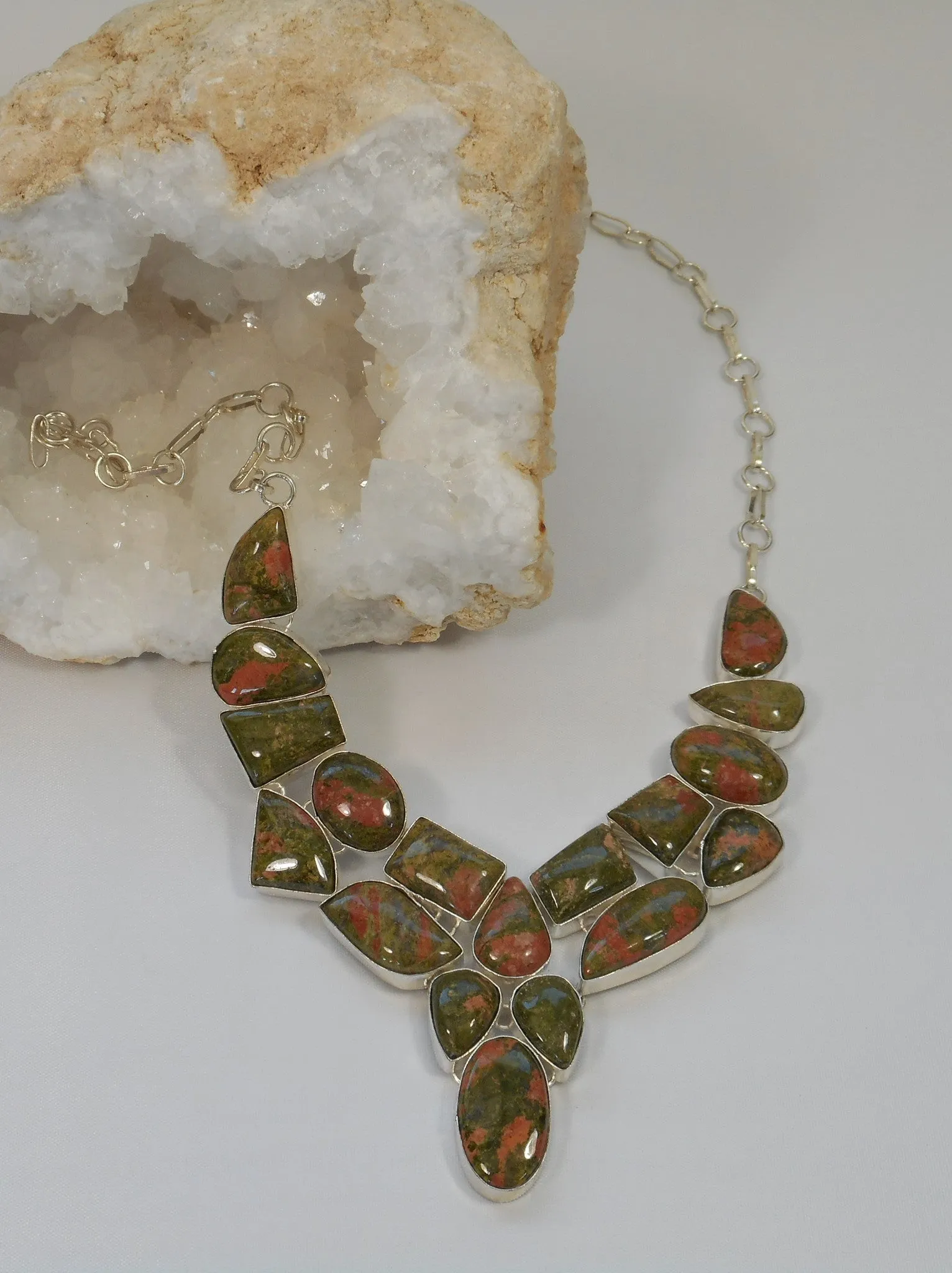 Unakite Necklace 3