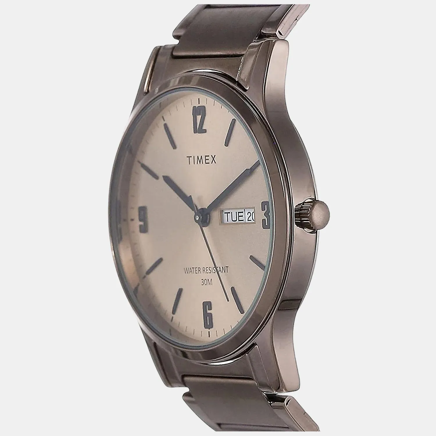 Unisex Beige Analog Stainless Steel Watch TW00PR265