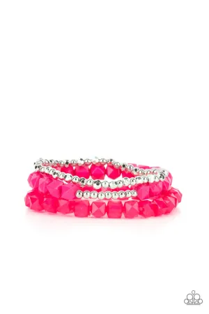 Vacay Vagabond Pink Paparazzi Bracelet