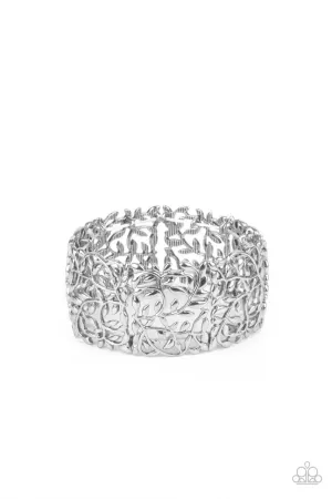 Verdantly Vintage Silver Paparazzi Bracelet