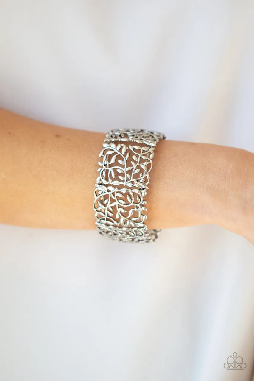 Verdantly Vintage Silver Paparazzi Bracelet