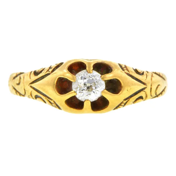 Victorian Diamond Engagement Ring