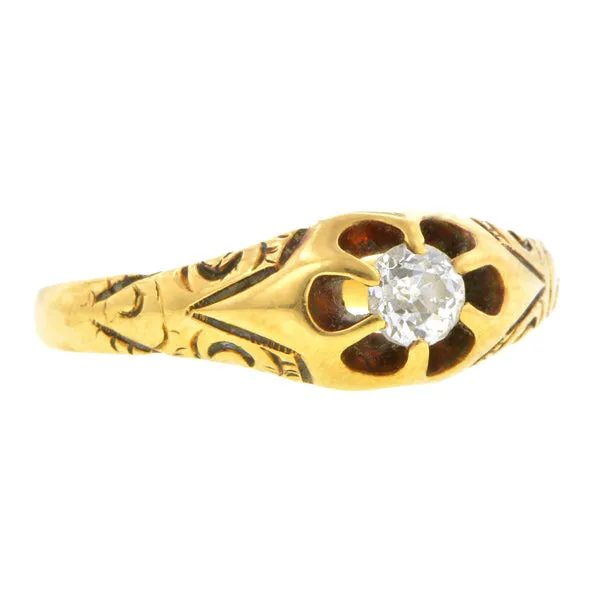 Victorian Diamond Engagement Ring
