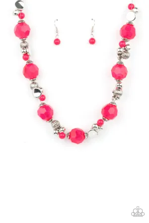 Vidi Vici VACATION Pink Paparazzi Necklace