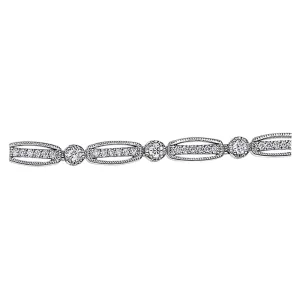 Vintage Inspired Diamond Bracelet