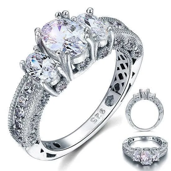 Vintage Style 2.0 Ct Diamond Wedding Engagement Ring