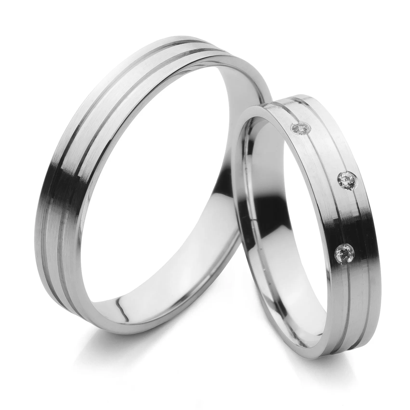 Wedding Band Set (Promise Rings) 4219