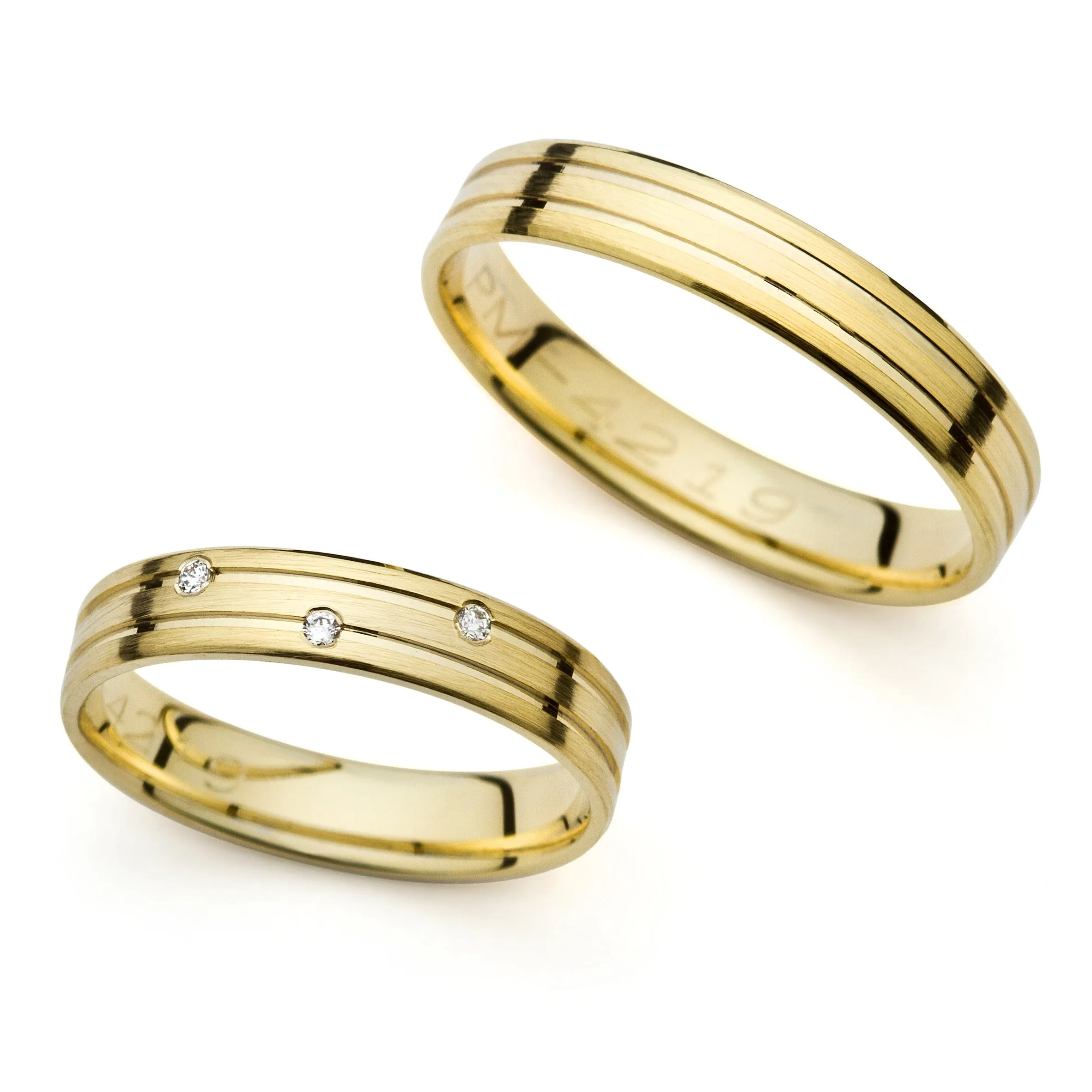 Wedding Band Set (Promise Rings) 4219