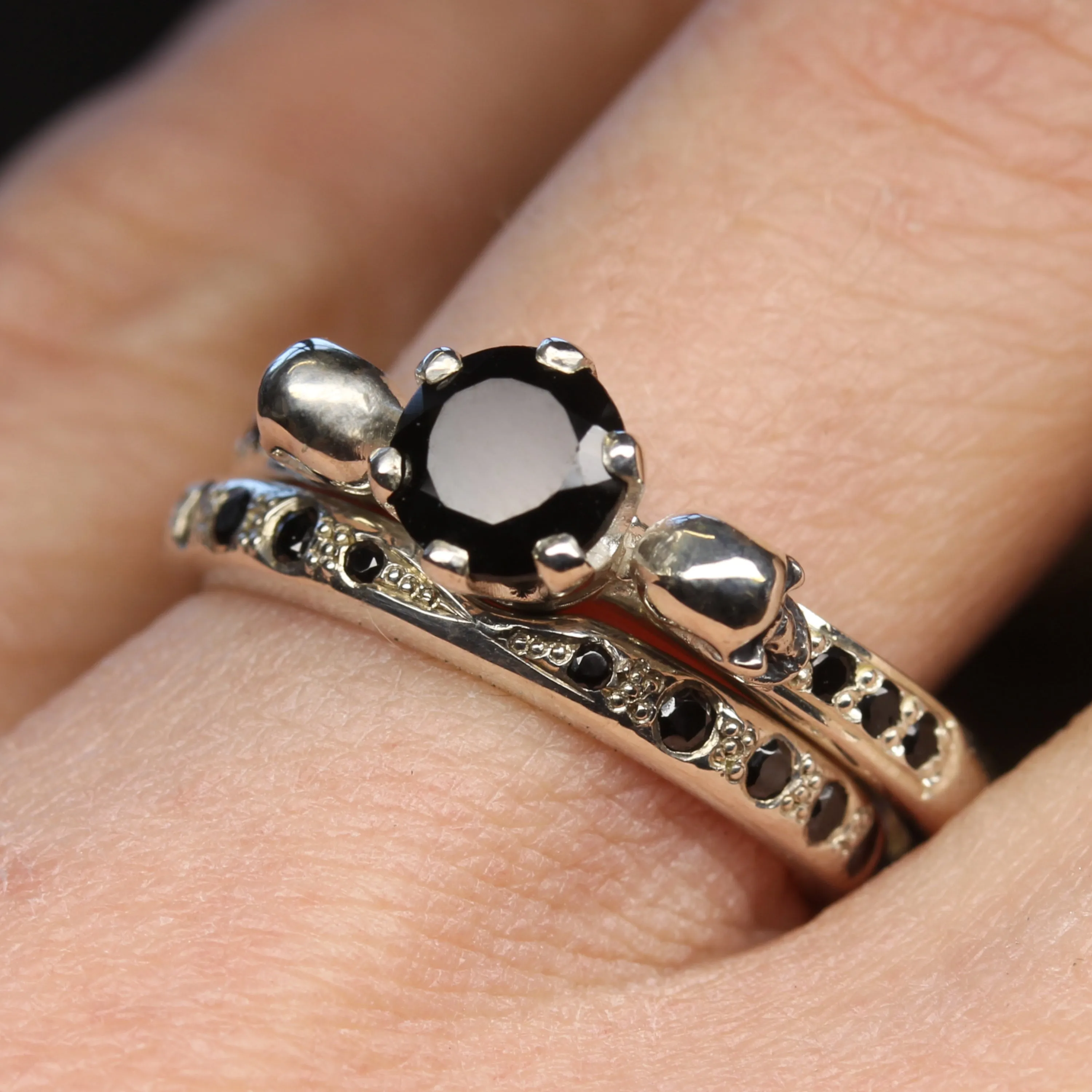 Women's Wedding Ring For Skull Engagement Ring
