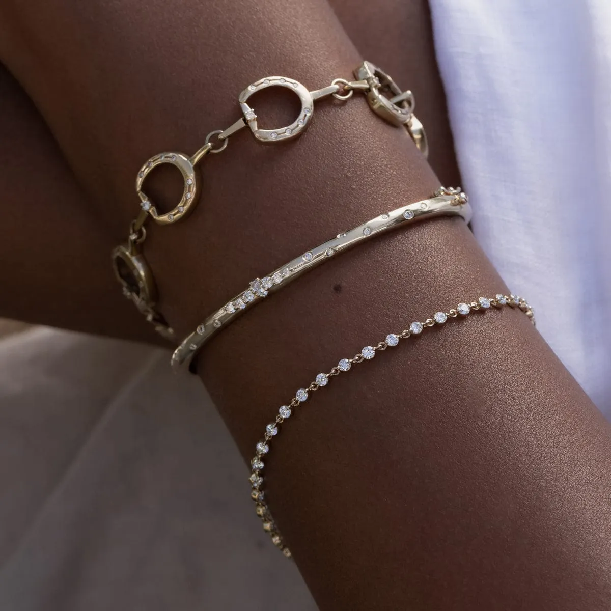 Wrapped in Diamonds Bracelet