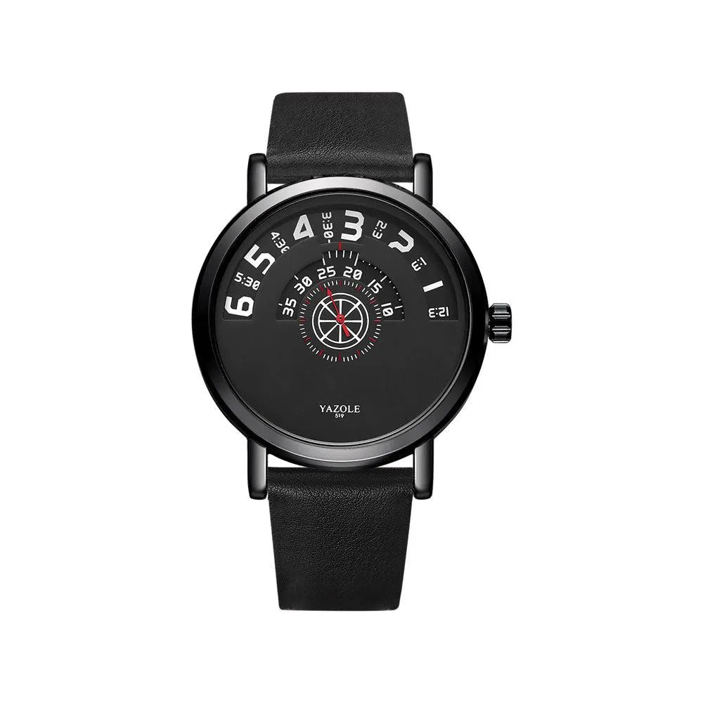 Yazole Watch Men's Turntable Waterproof Men's Watch Quartz Watch Men's Watch
