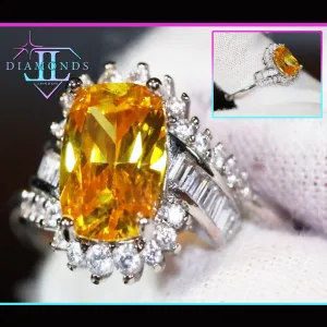 Yellow Diamond Ring | Yellow Diamond Engagement Rings | Womens Engagement Ring