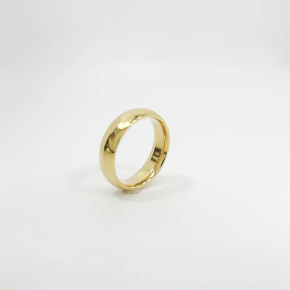 YELLOW GOLD WEDDING BAND 6MM