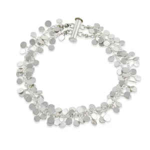 Zuzko Jewelry - Coined Bracelet in Bright Sterling Silver